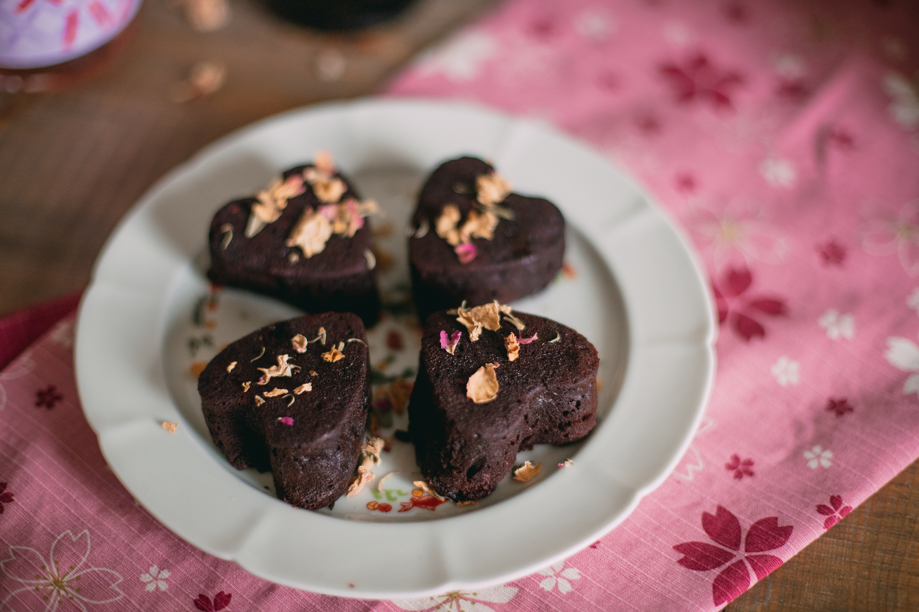 Muffins chocolat framboise vegan